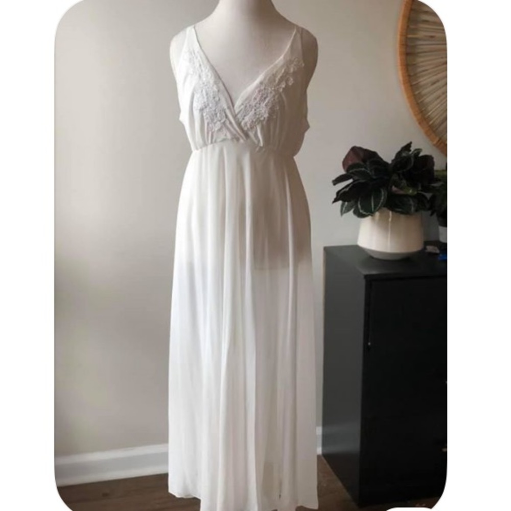 Large silky nightgown